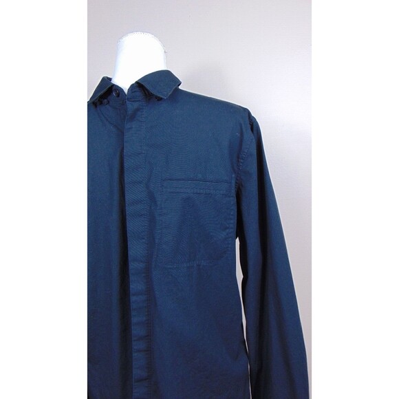 Lululemon Recommission LS Shirt Buttondown Four-Way Stretch Sz Medium Black - Picture 3 of 11